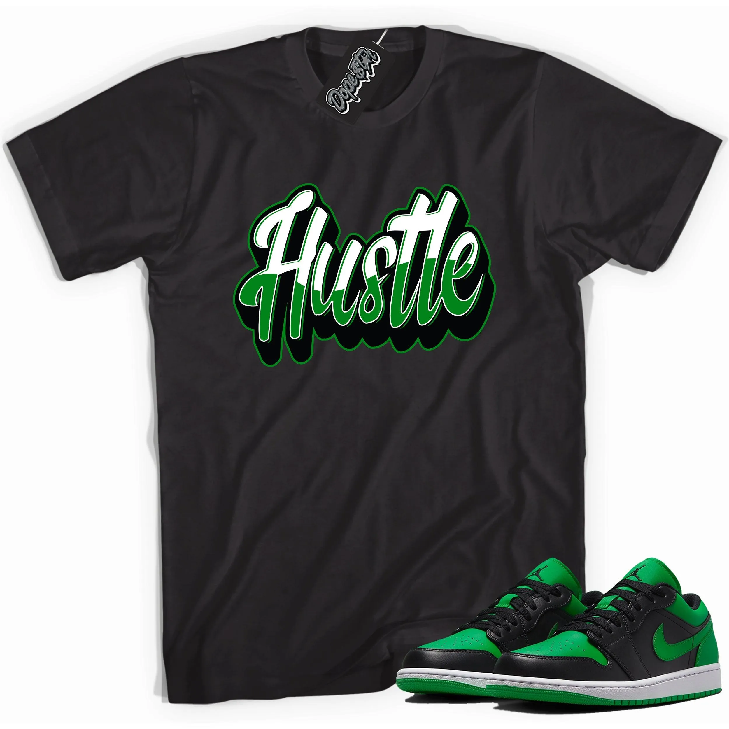 1 Low Lucky Green Shirt Hustle