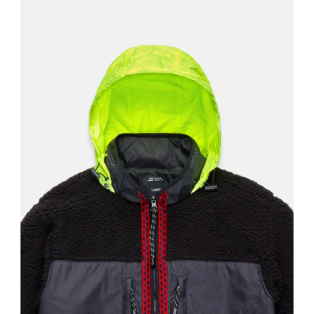 10Deep -  Disconnected Sherpa Men's Fleece, Black