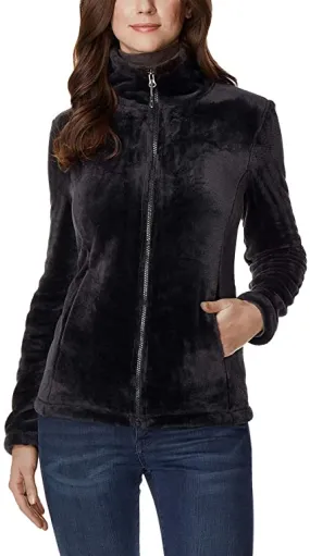 32 Degrees Women's Plush Faux Fur Full Zip Jacket