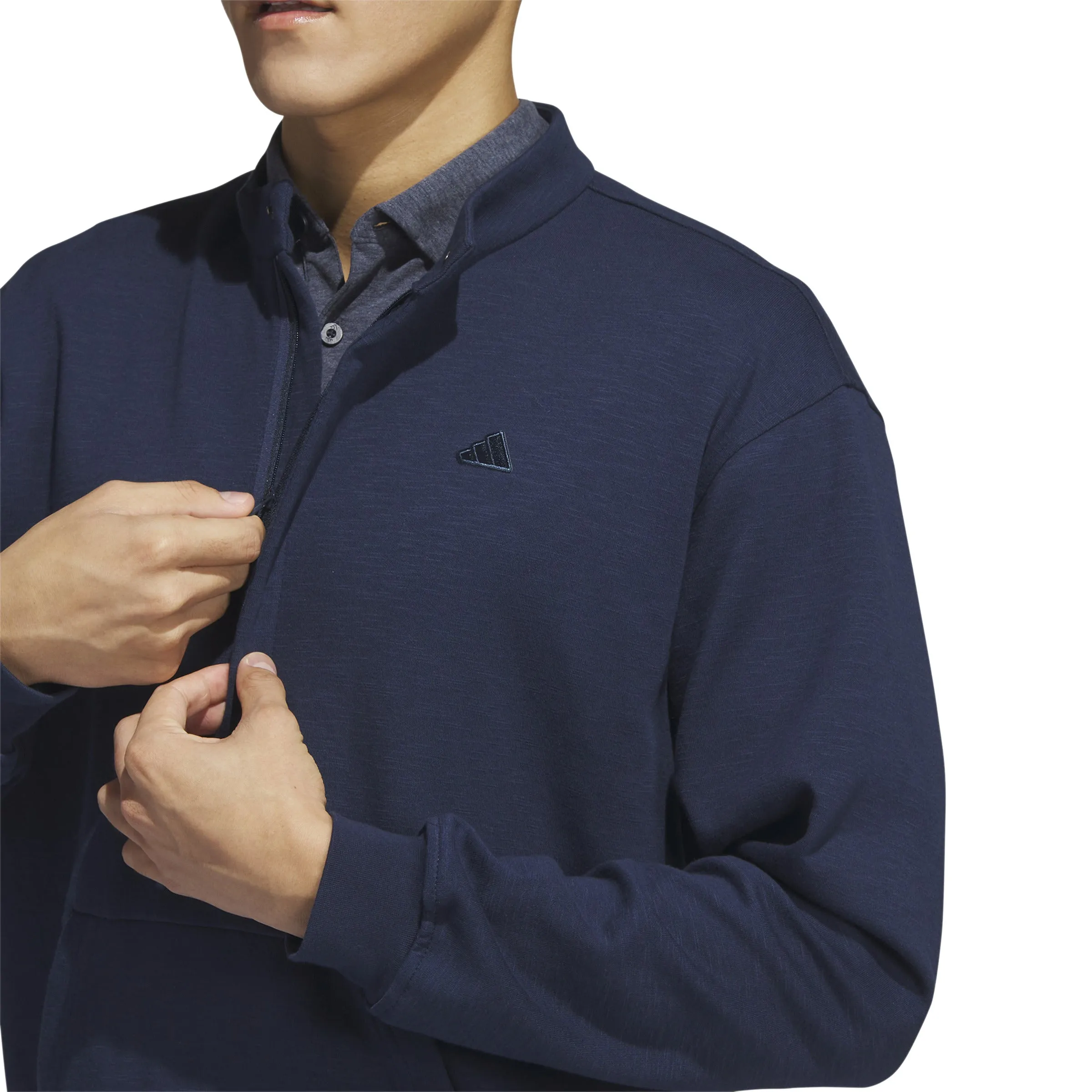 adidas Golf Go-To 1/4 Zip - Collegiate Navy