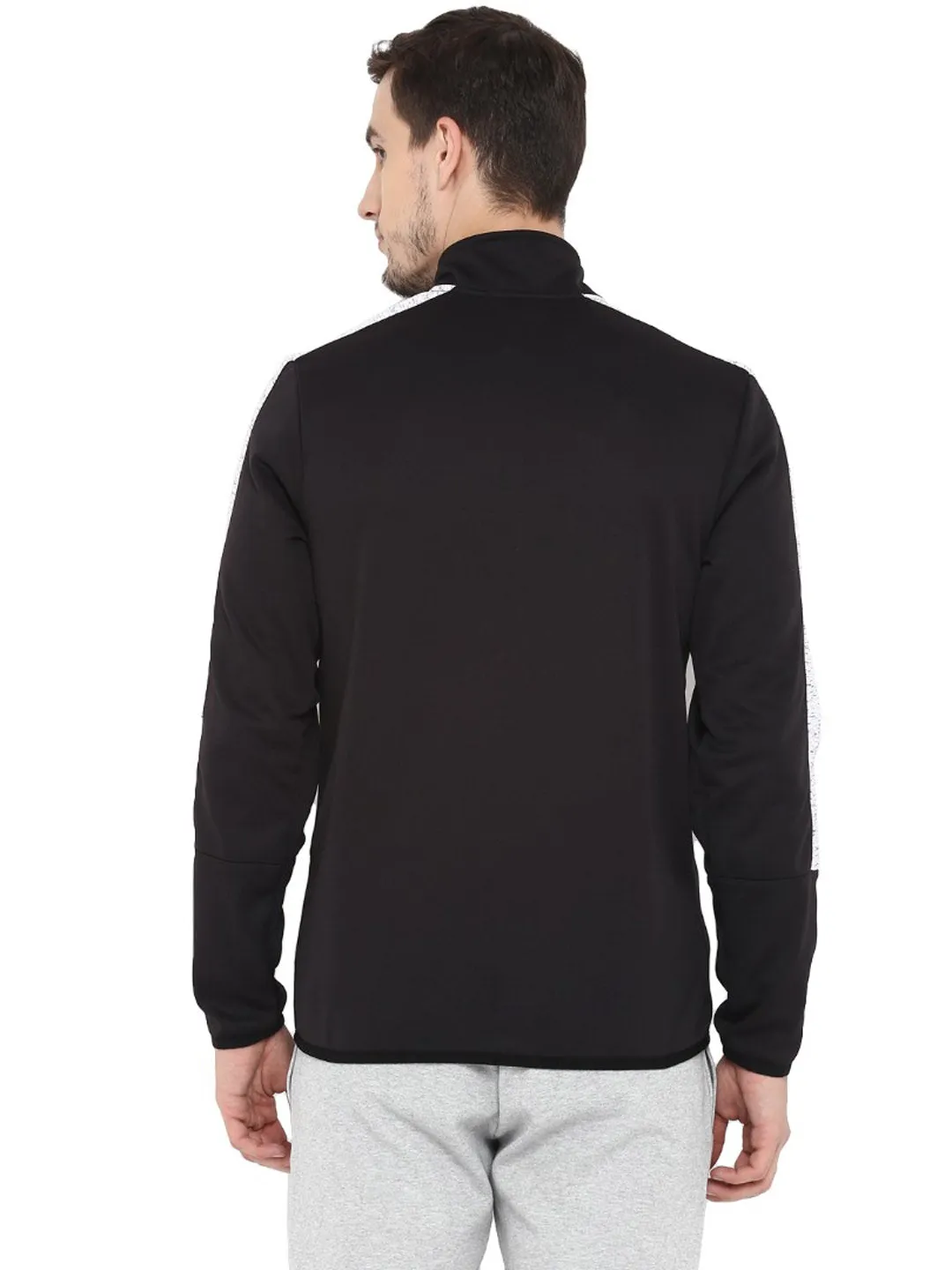 Alcis Men Black Solid Sporty Jacket