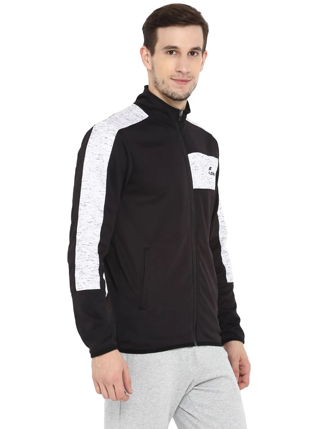 Alcis Men Black Solid Sporty Jacket