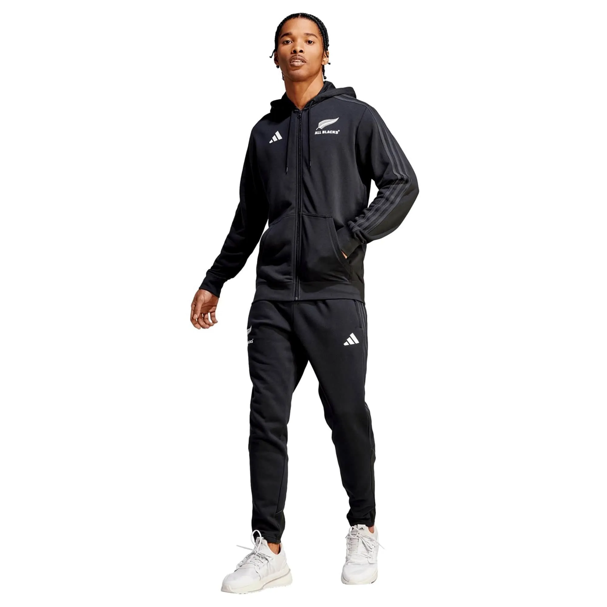 All Blacks Supporter Full-Zip Hoodie by adidas