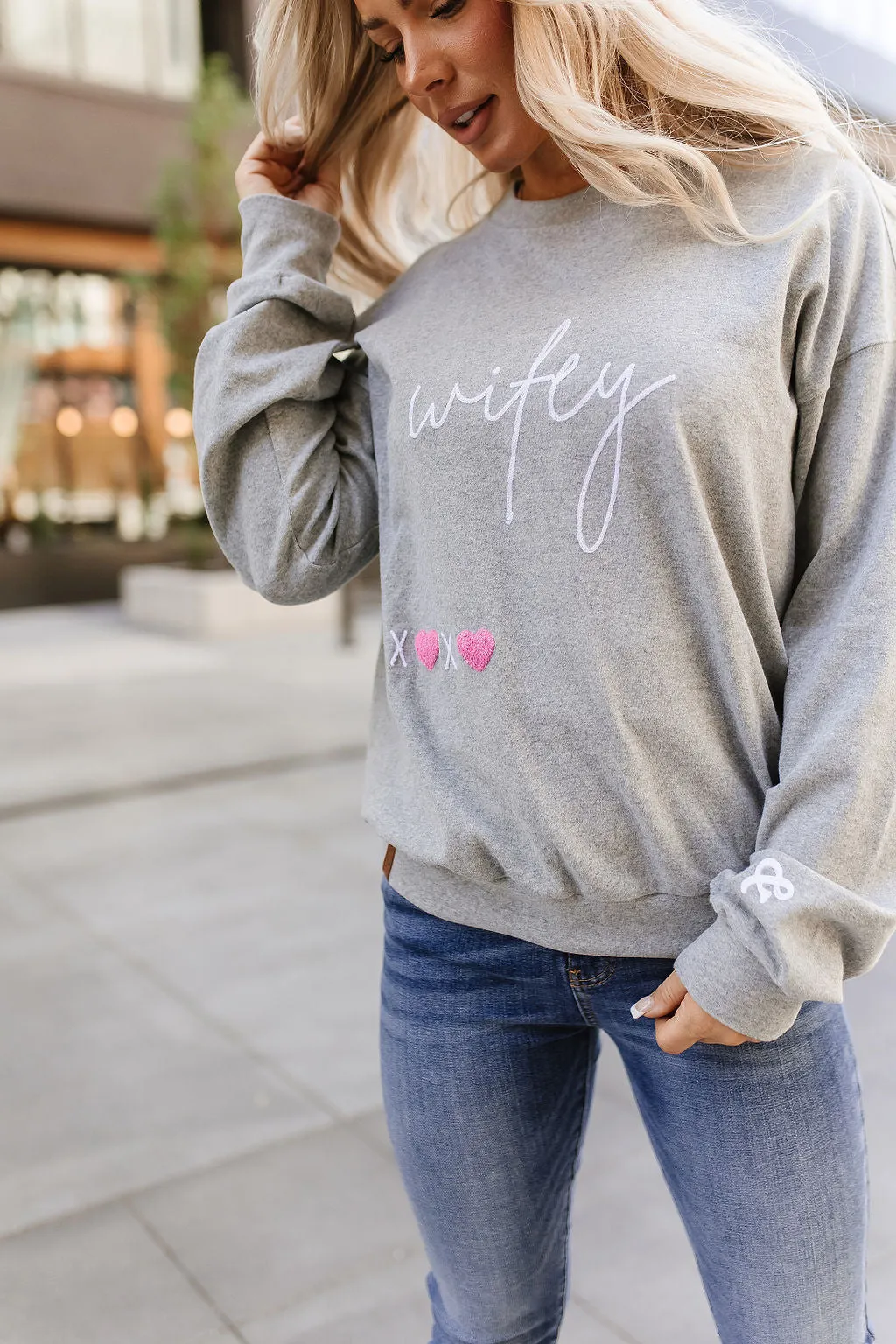 Ampersand Avenue University Pullover - Wifey