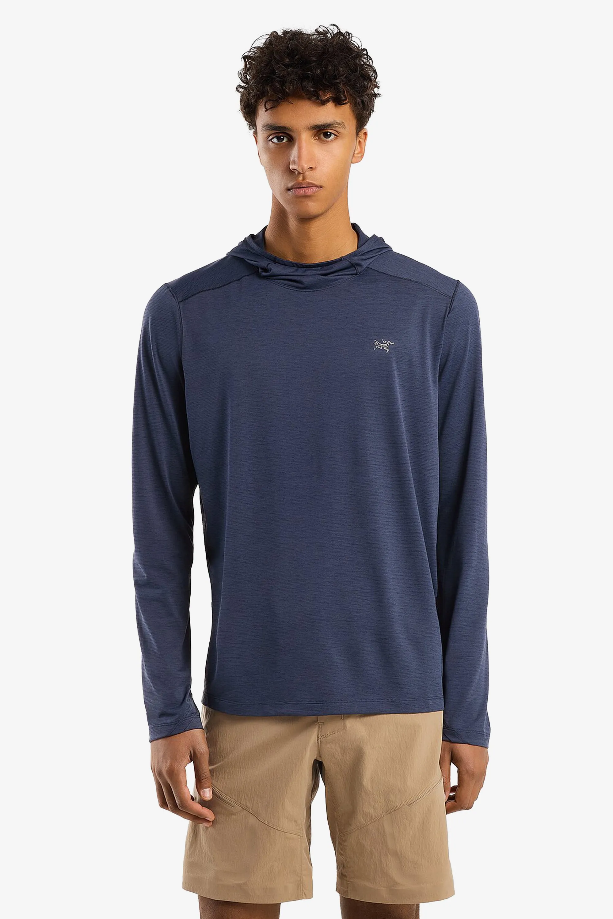 Arc'teryx Men's Cormac Hoody in Black Sapphire Heather