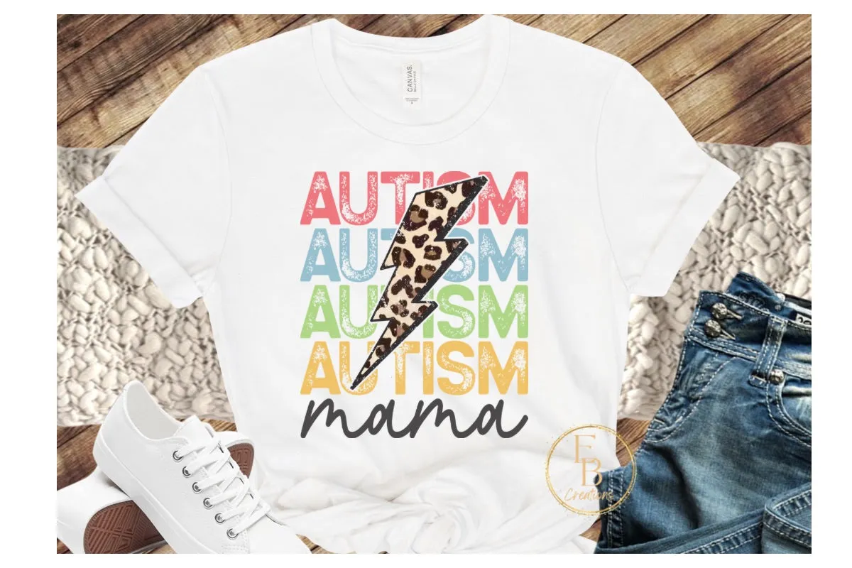 Autism Mom Shirt | Autism Awareness Proud Mama Tee