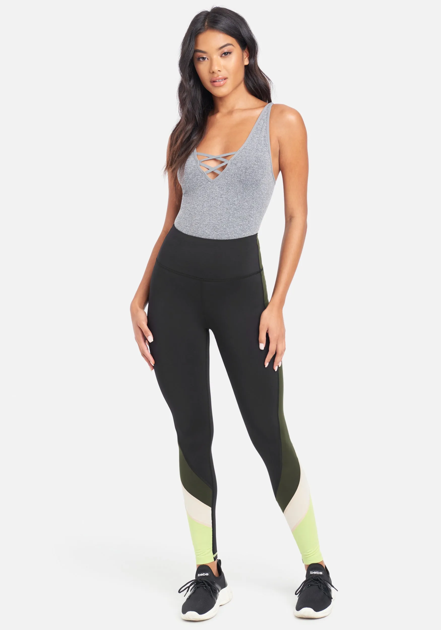 Bebe Sport Color Block Legging