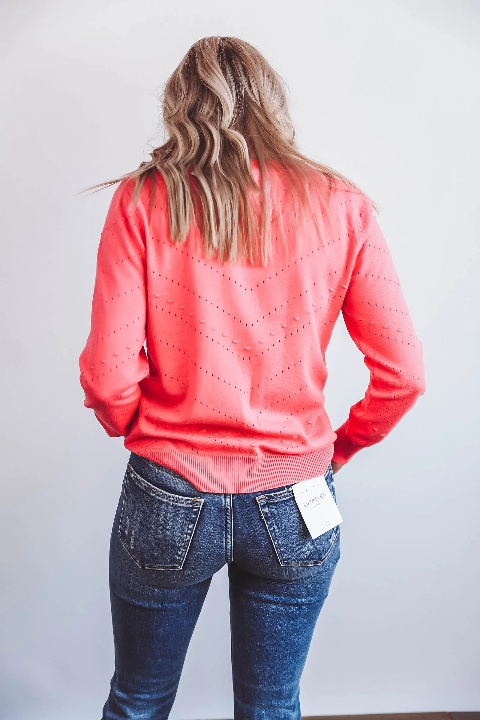 Becca Sweater-Coral