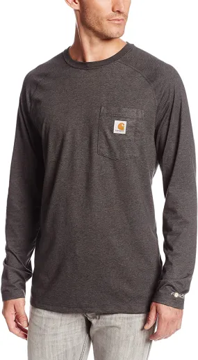 Carhartt Men's Force Cotton Delmont Long-Sleeve T-Shirt