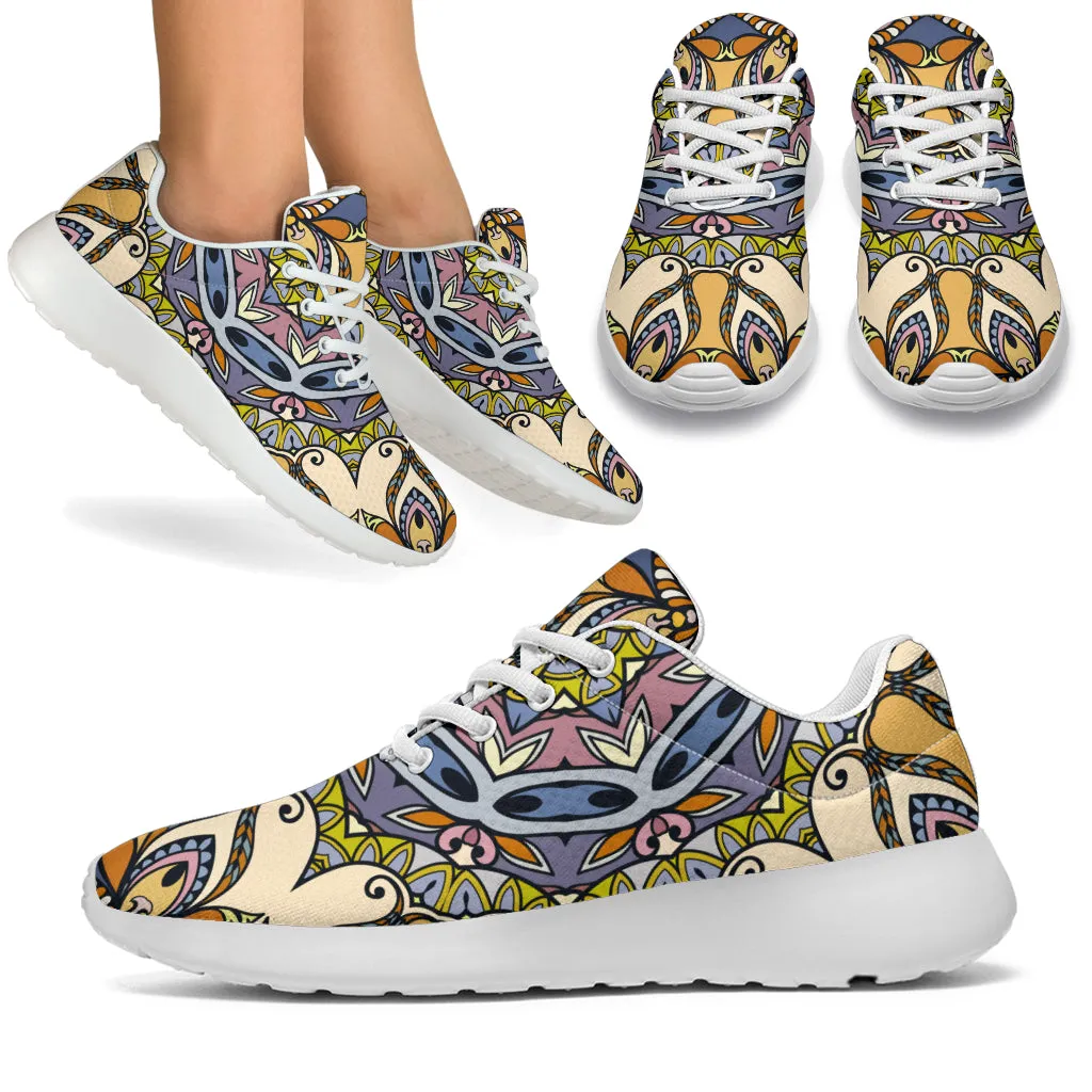 Colorful Mandala Sport Sneakers