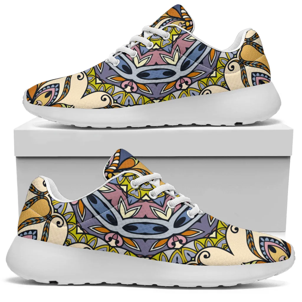 Colorful Mandala Sport Sneakers