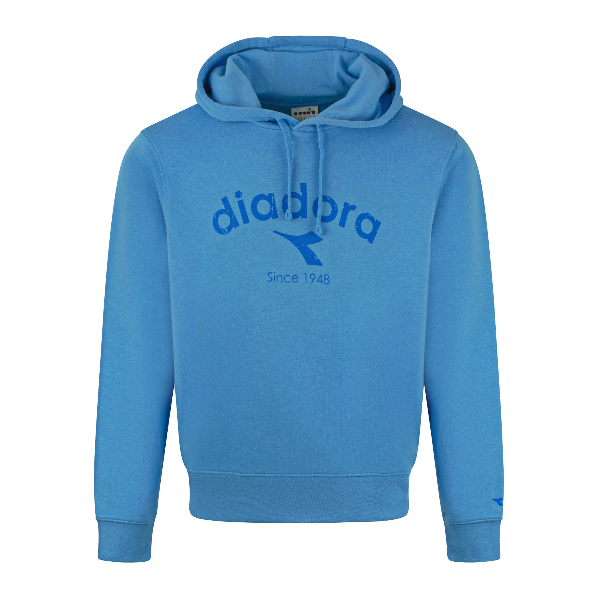 Diadora Logo Hoodie Pacific Blue