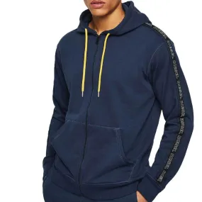 Diesel UMLT-BRANDON-Z Zip-up Hoodie - Navy / Yellow 00SE8M