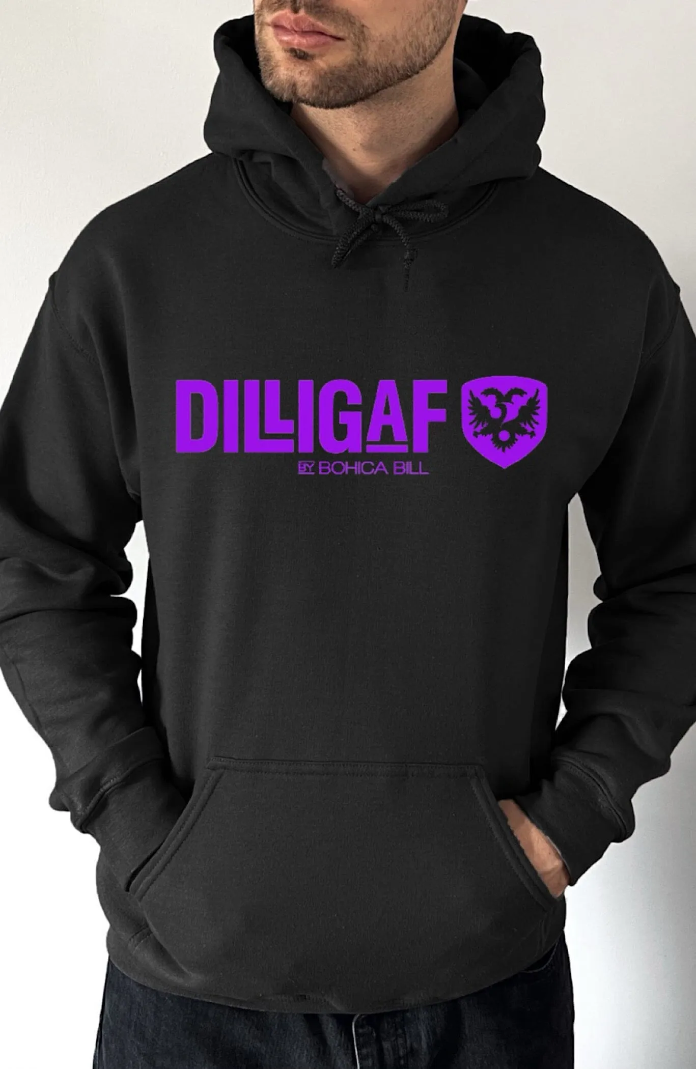 Dilligaf Neon Classic Pullover Hoody