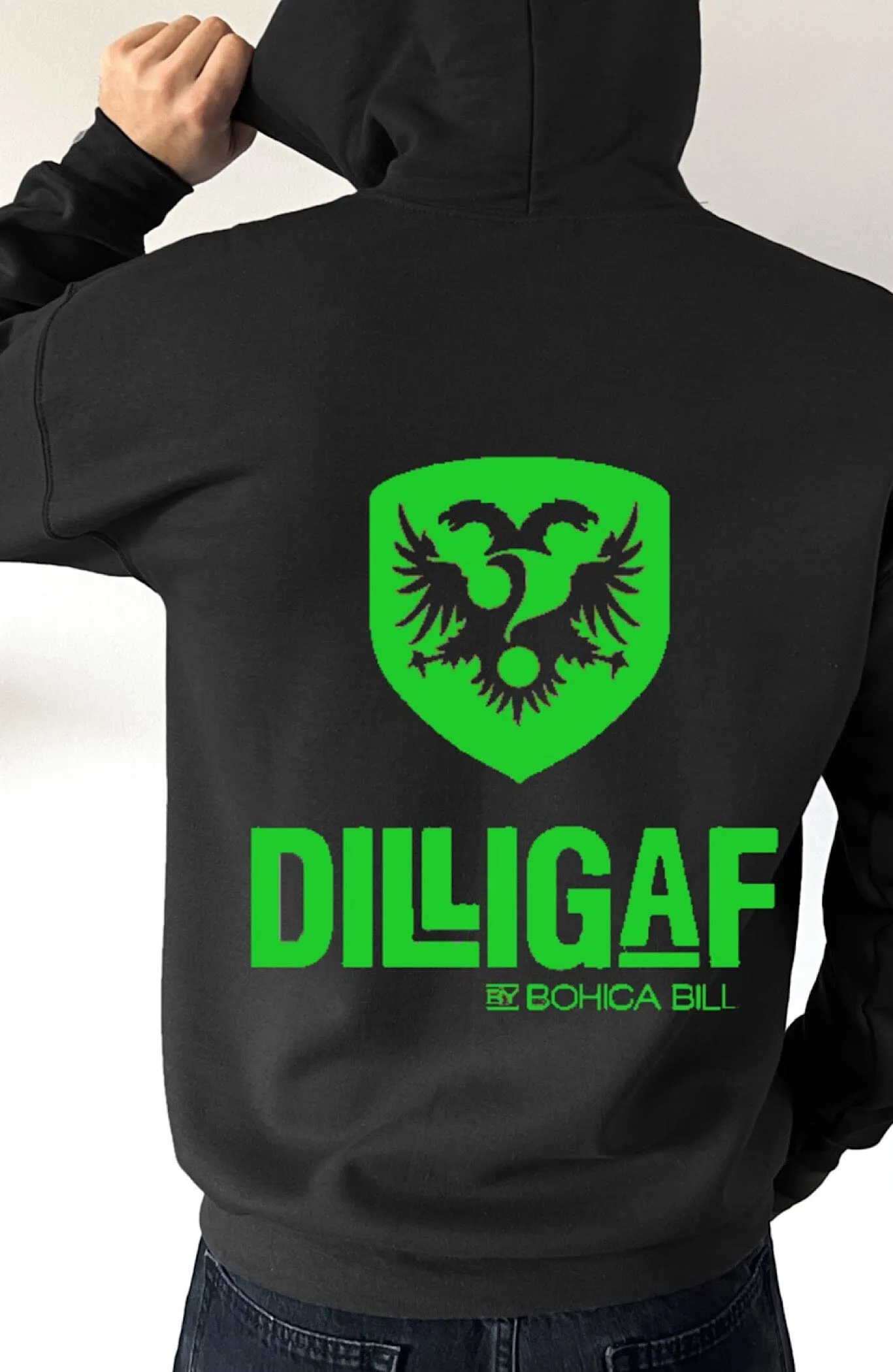 Dilligaf Neon Classic Pullover Hoody