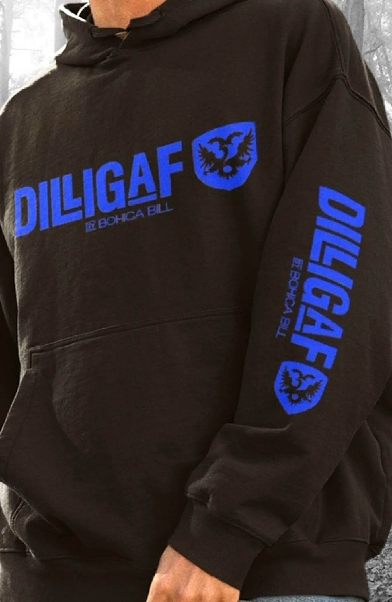 Dilligaf Neon Classic Pullover Hoody