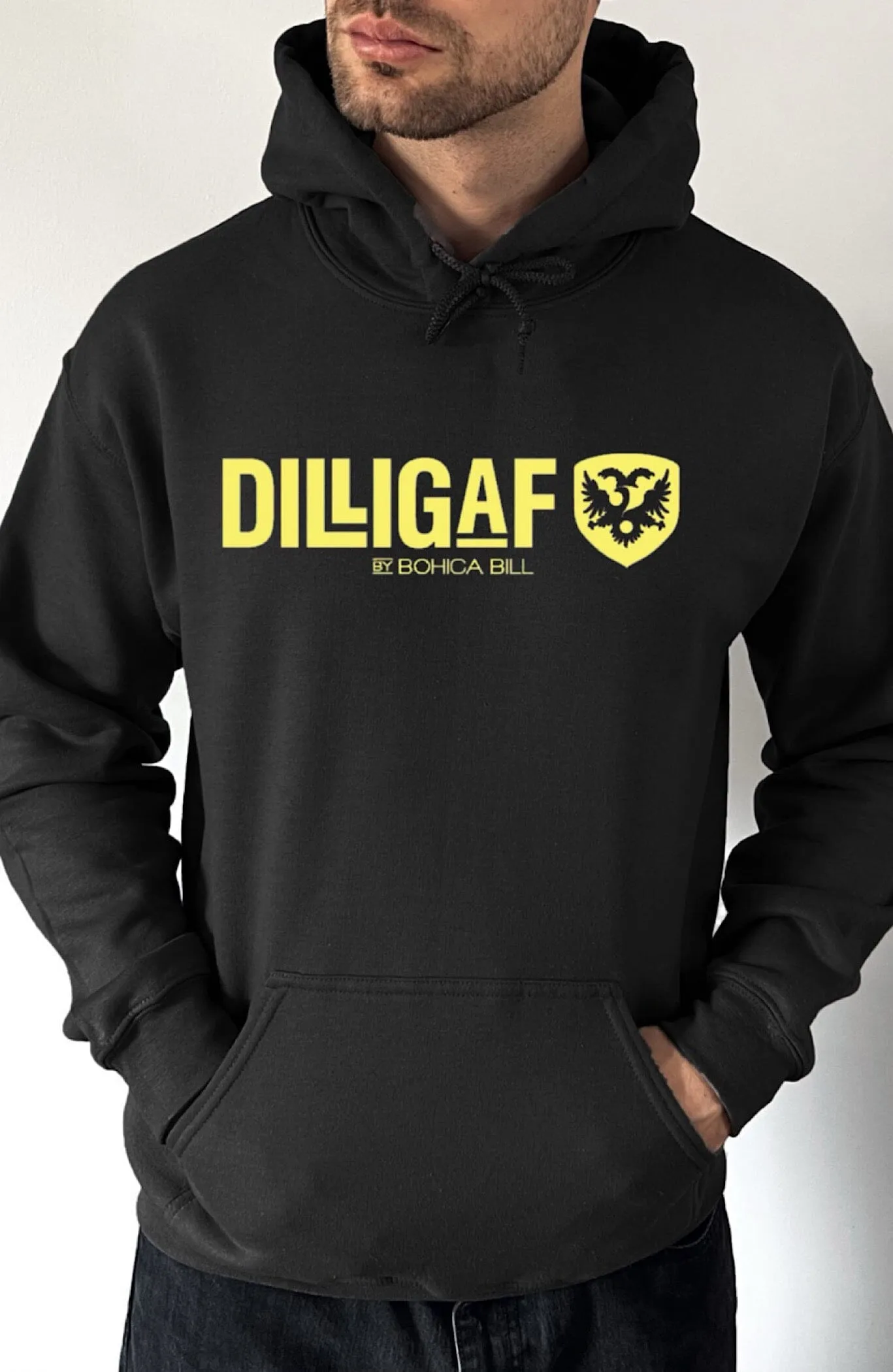 Dilligaf Neon Classic Pullover Hoody