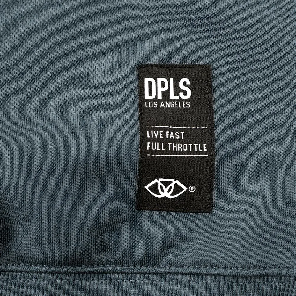 DPLS CASUALS ZIP POCKET HOODIE-MIDNIGHT