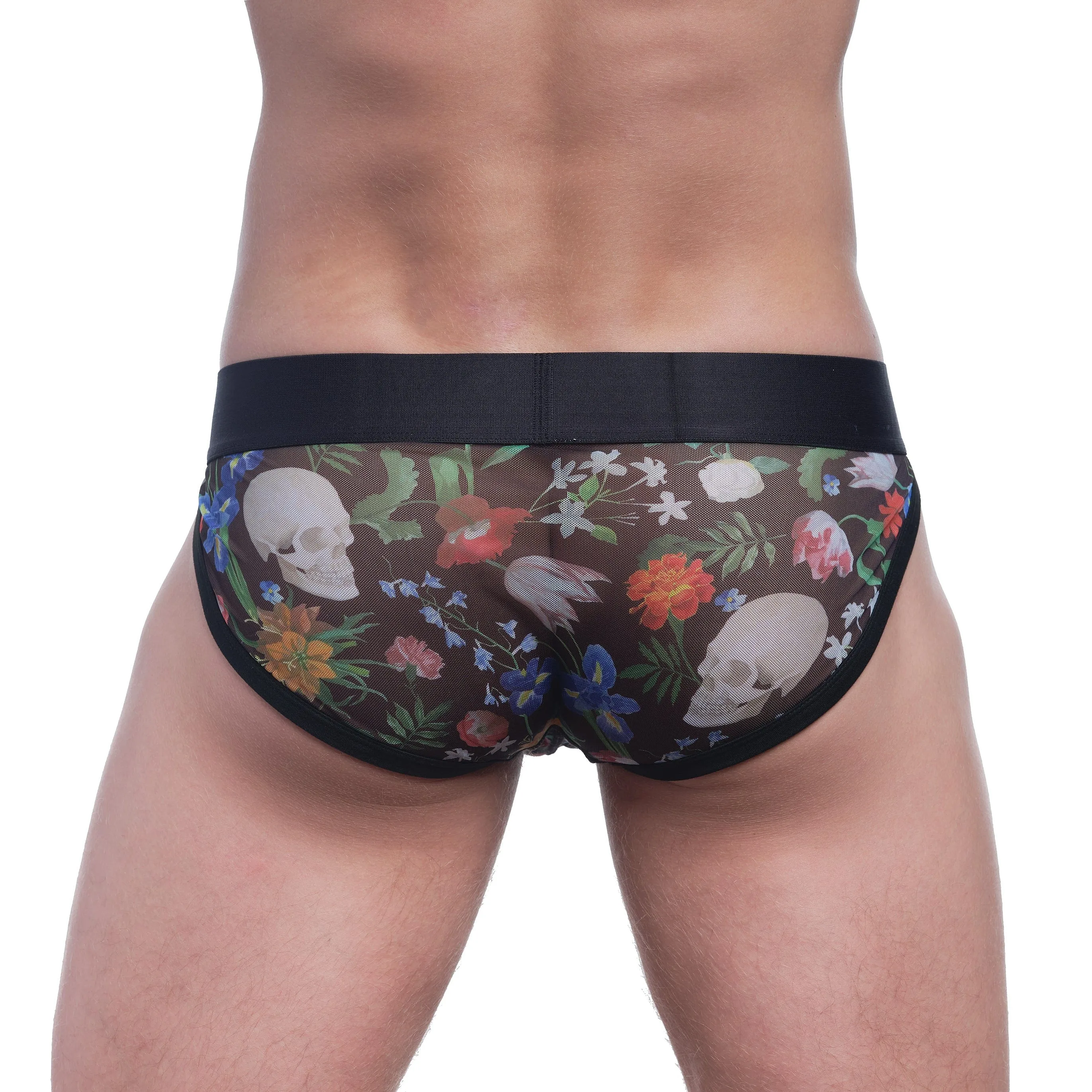 Dutch Floral Mesh Sport Brief