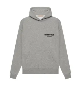 Fear of god Essentials Dark Heather Oatmeal Hoodie