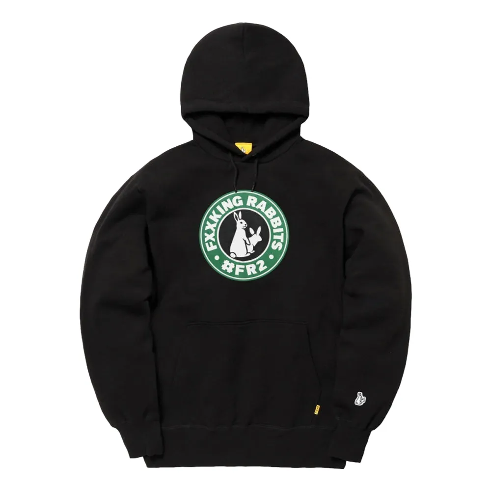 #FR2 CIRCLE LOGO HOODIE-BLACK