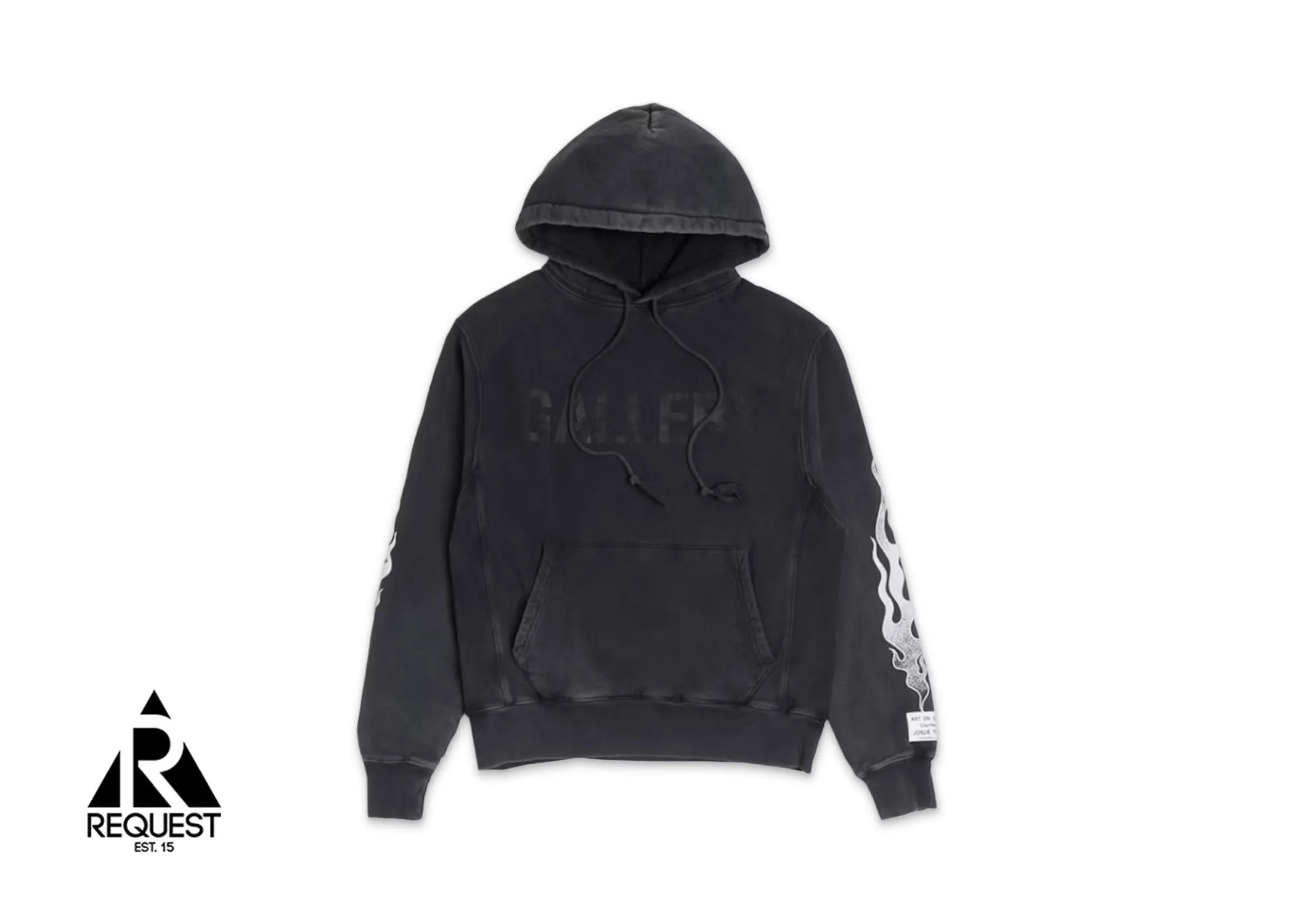 Gallery Dept. GD Flames Hoodie Black