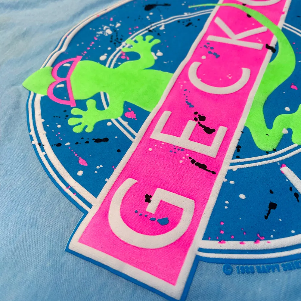 Gecko Vinyl - Neon Blue Frost HoodTEE