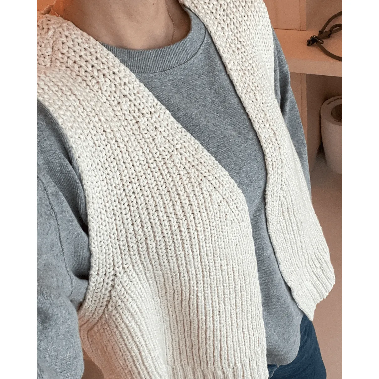 Granny Cotton Sweater Vest