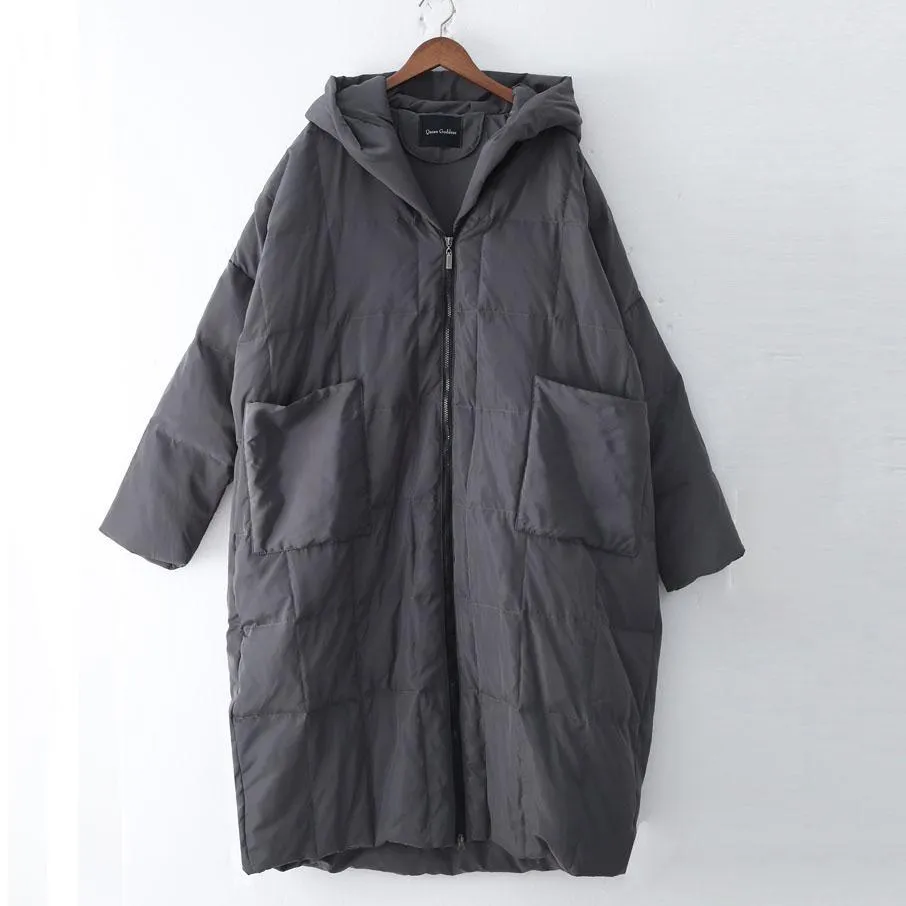 Hooded Loose Women Down Jacket