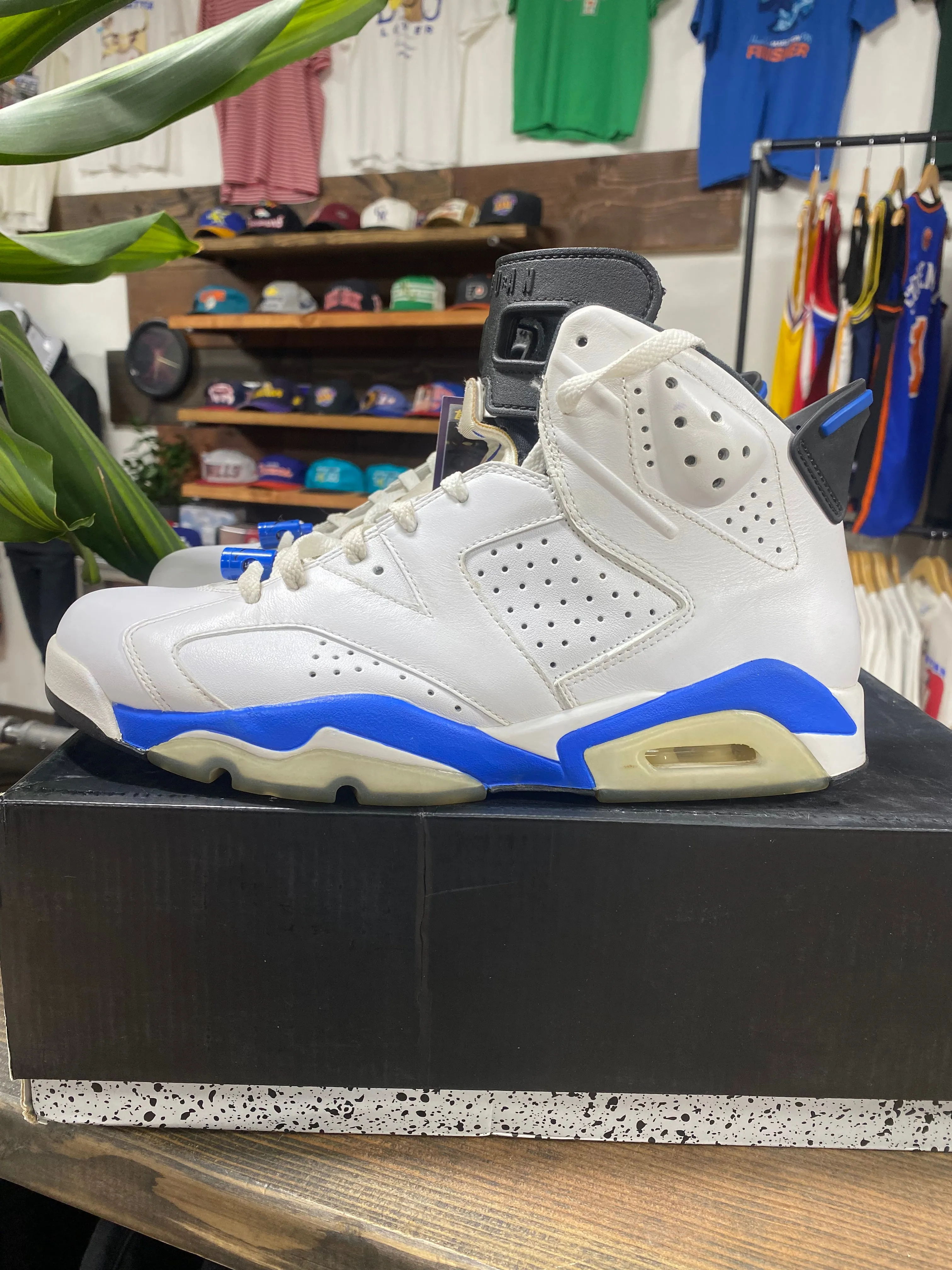 Jordan 6 'Sport Blue' Size 10