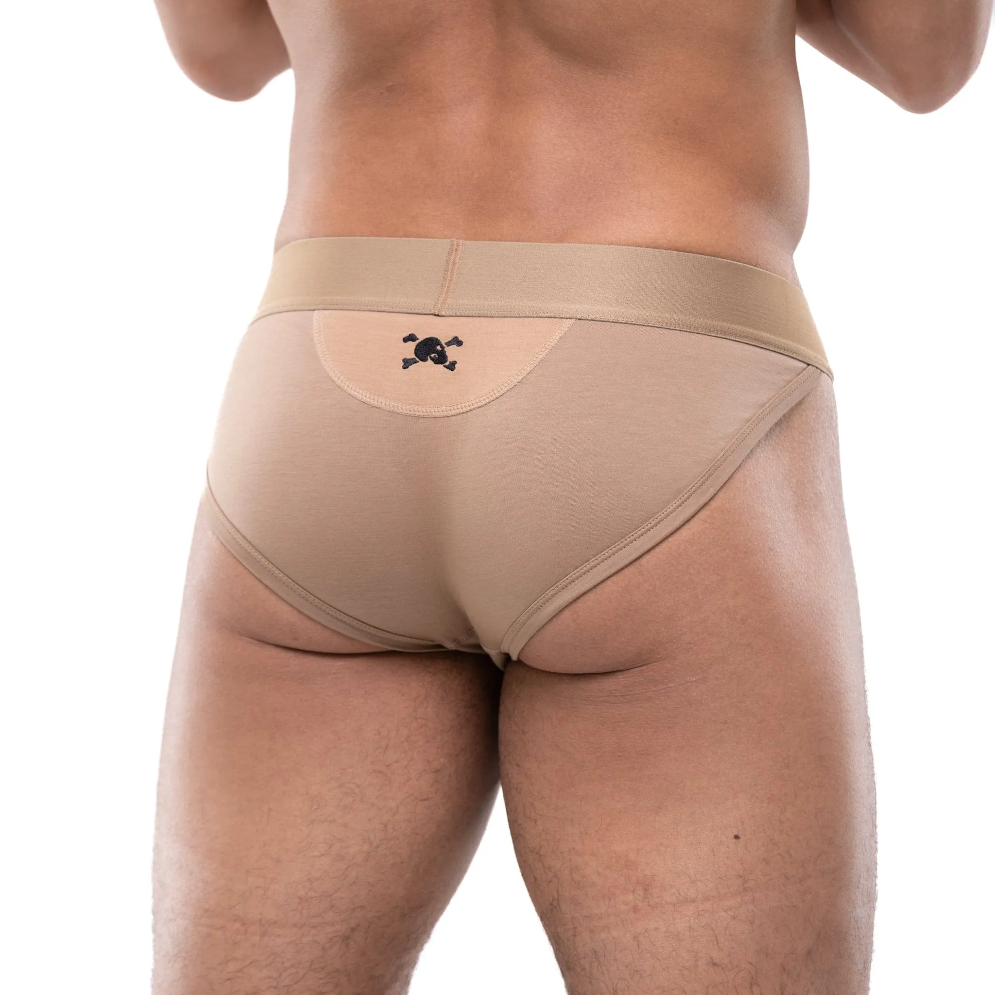 Just The Bones Sport Brief Tan