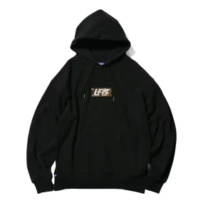 LAFAYETTE CAMO BOX LOGO US COTTON HOODIE-BLACK