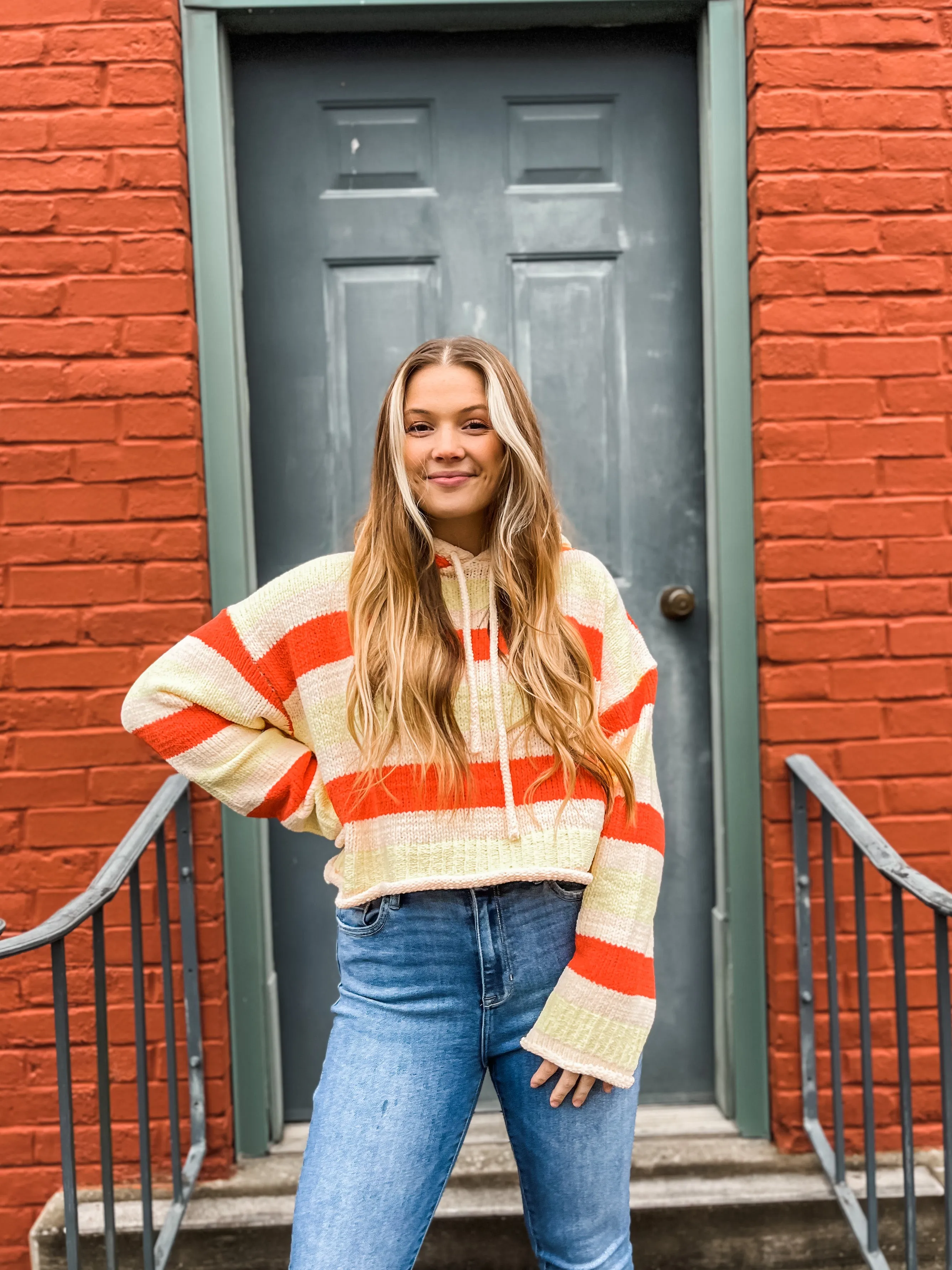 Lemon Drop Cropped Hoodie