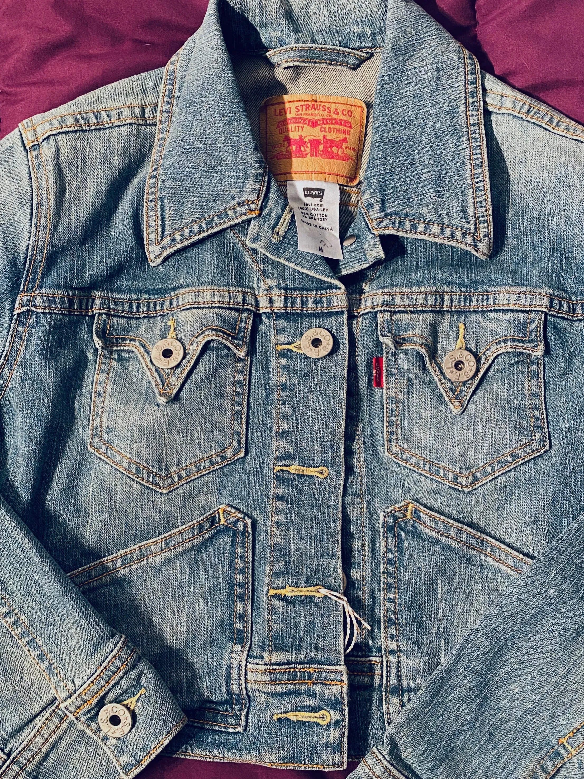 'Loved' Evil Eye Jean Jacket