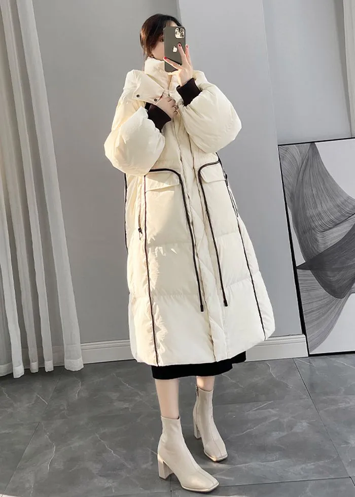 Melinda Hooded Lantern Sleeve Down Coat