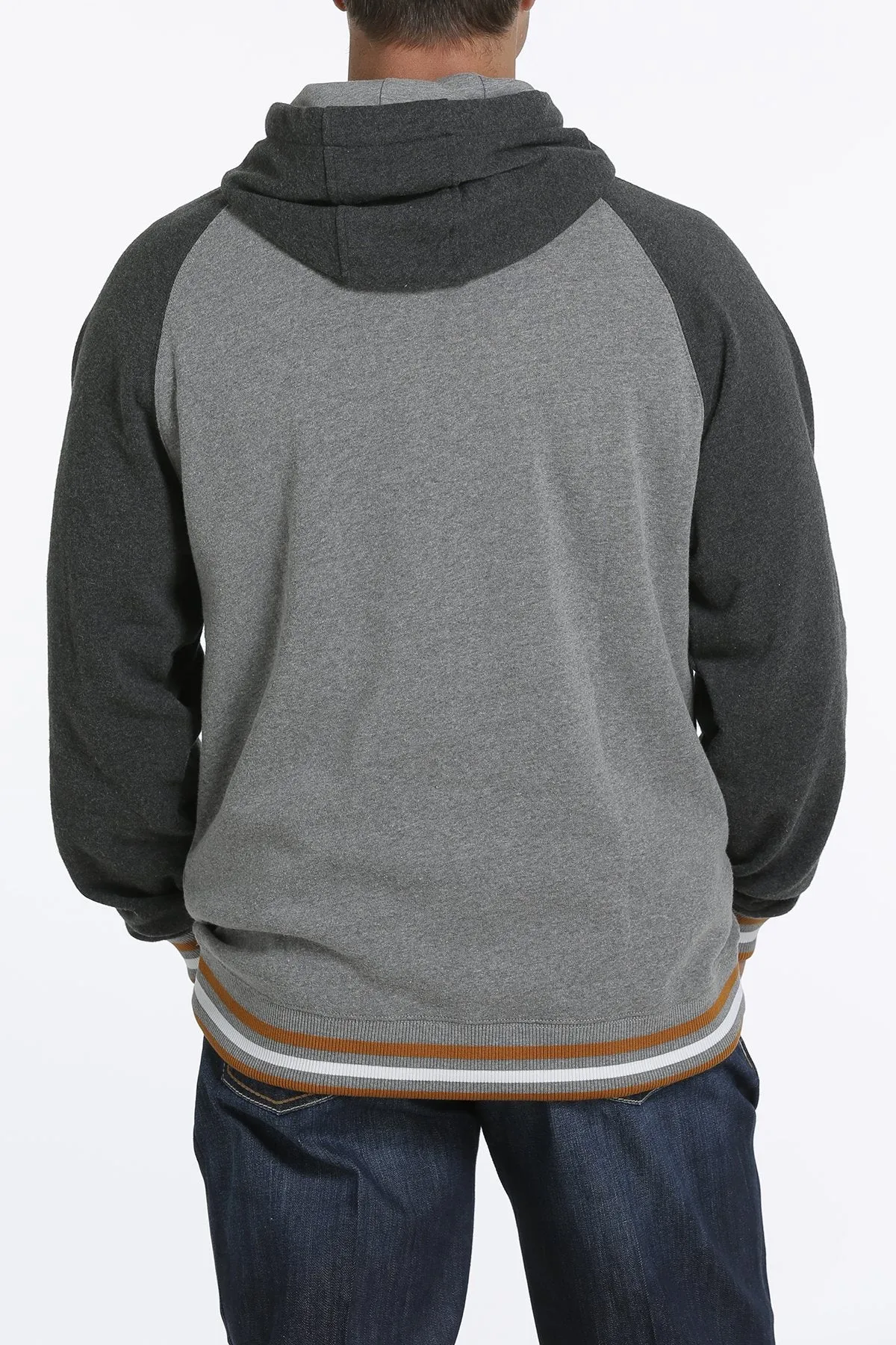 Men's Cinch Charcoal Grey Pullover Hoodie