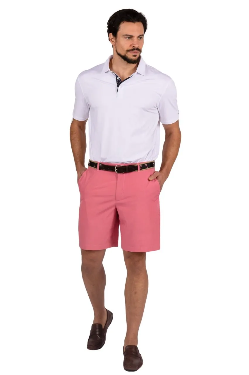 Men's White Sport Polo