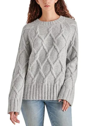 Micah Sweater-Silver Grey