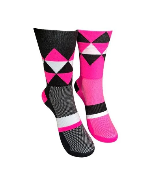 Monkey Sox Classic X7 Sport | Black & Pink