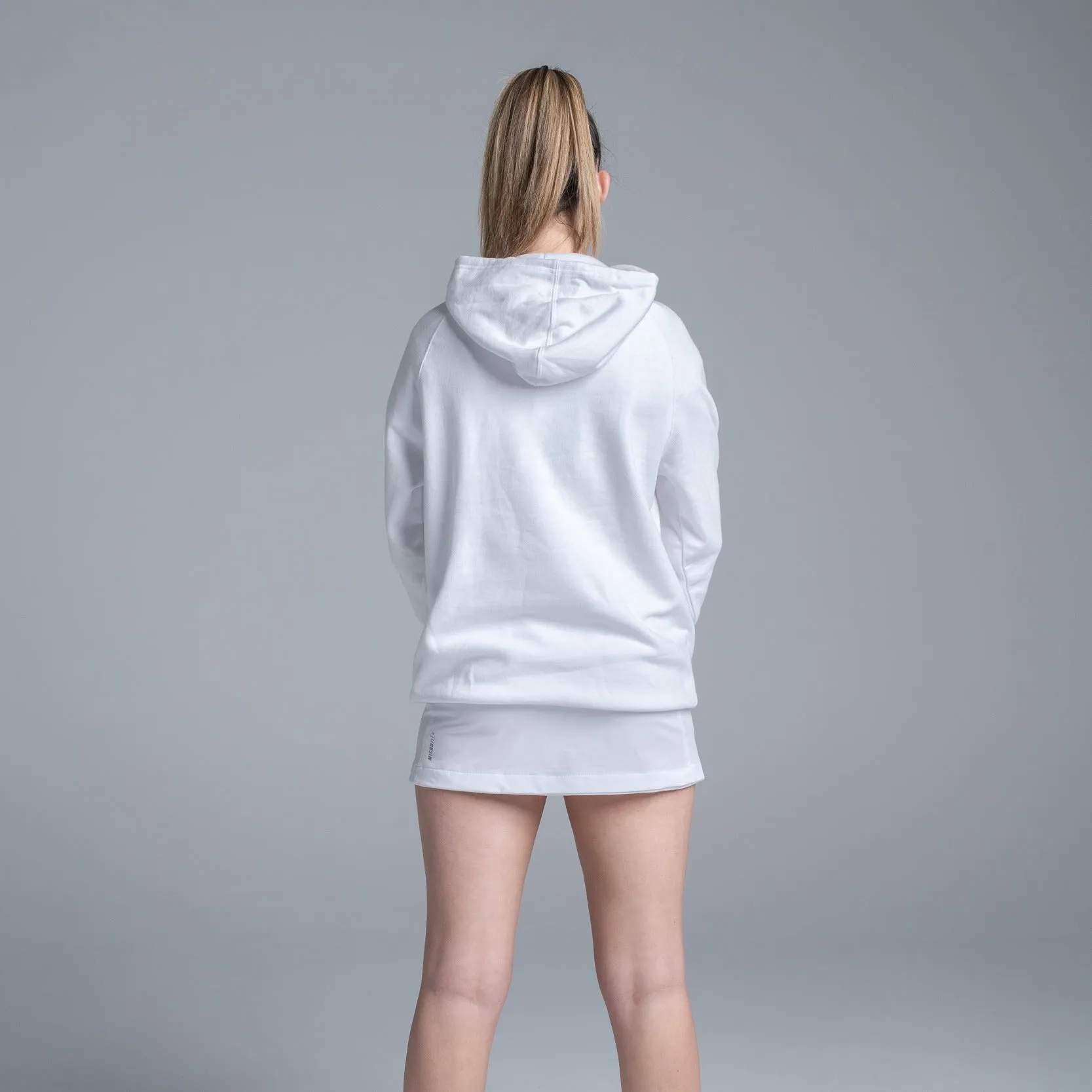 Netball QLD White Hoodie