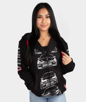 Nissan Silvia Womens Hoodie