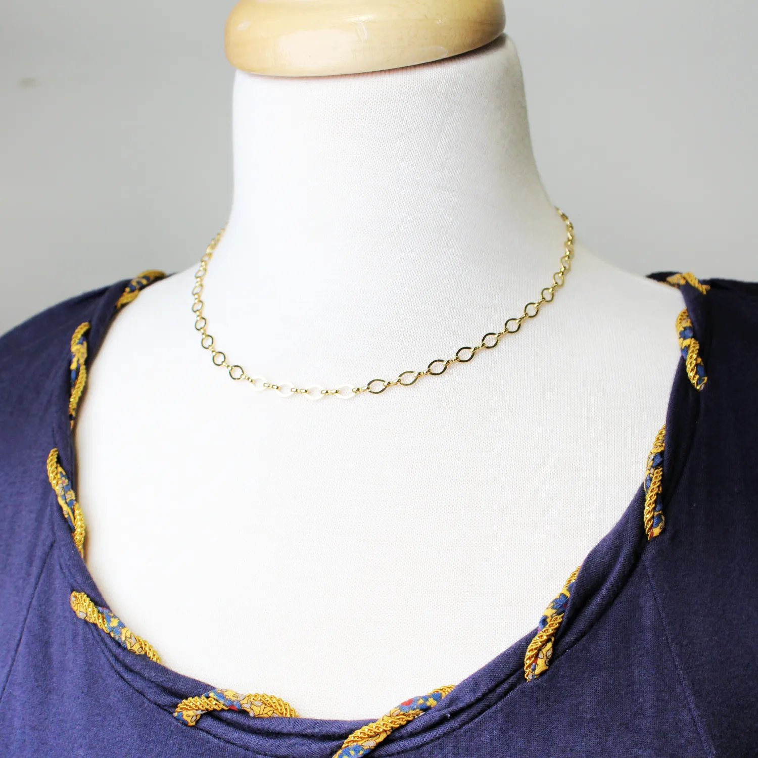 Oval Chain Choker