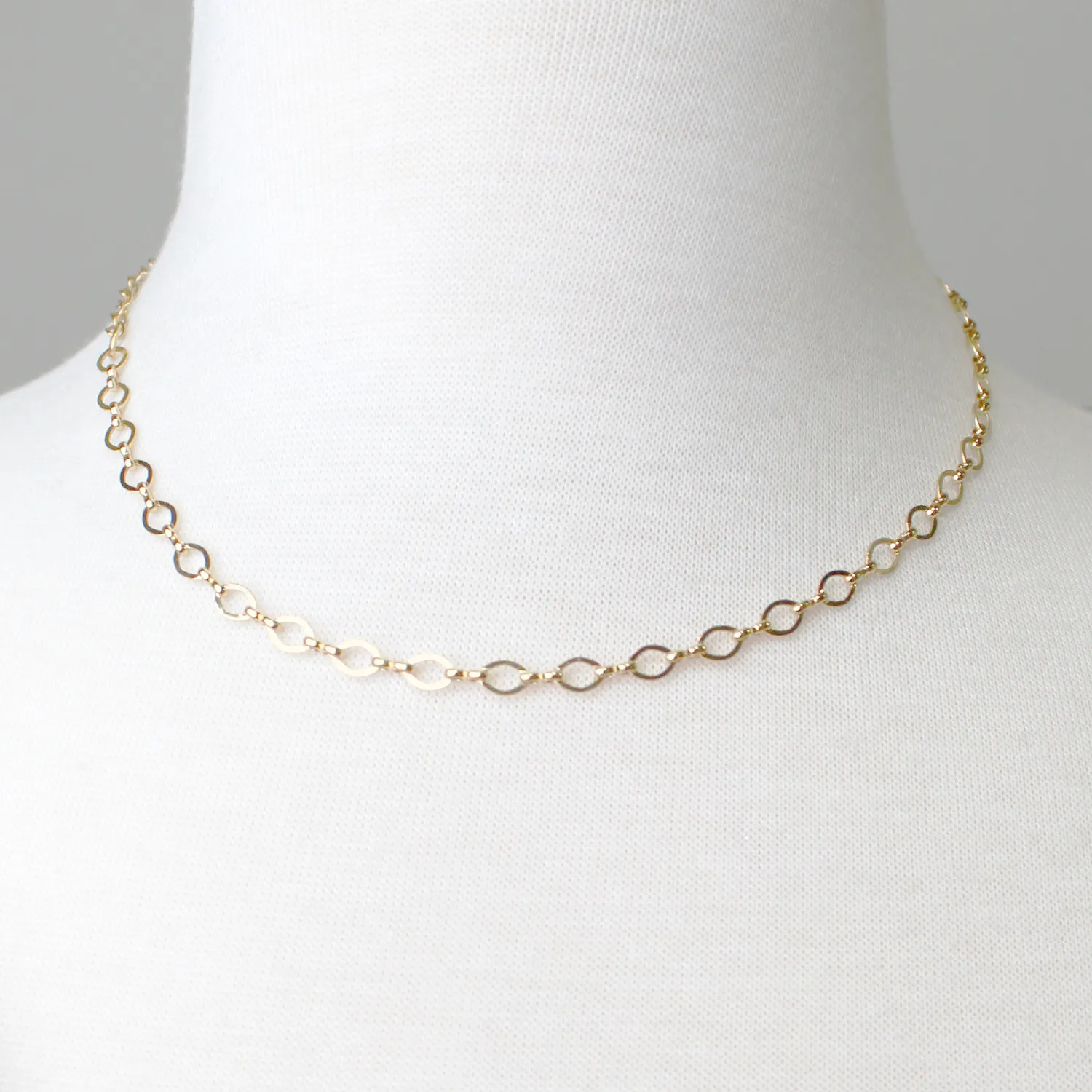 Oval Chain Choker