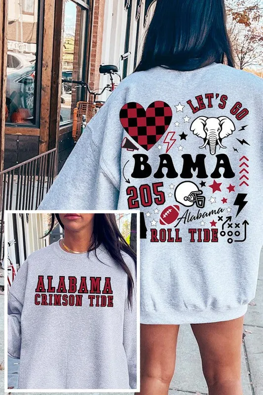 ROLL TIDE ALABAMA UNISEX FLEECE SWEATSHIRT