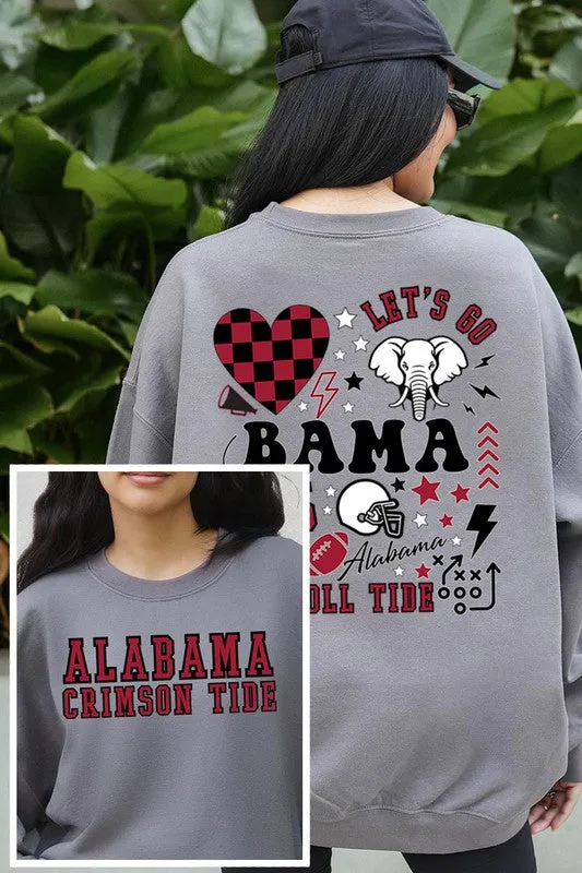 ROLL TIDE ALABAMA UNISEX FLEECE SWEATSHIRT