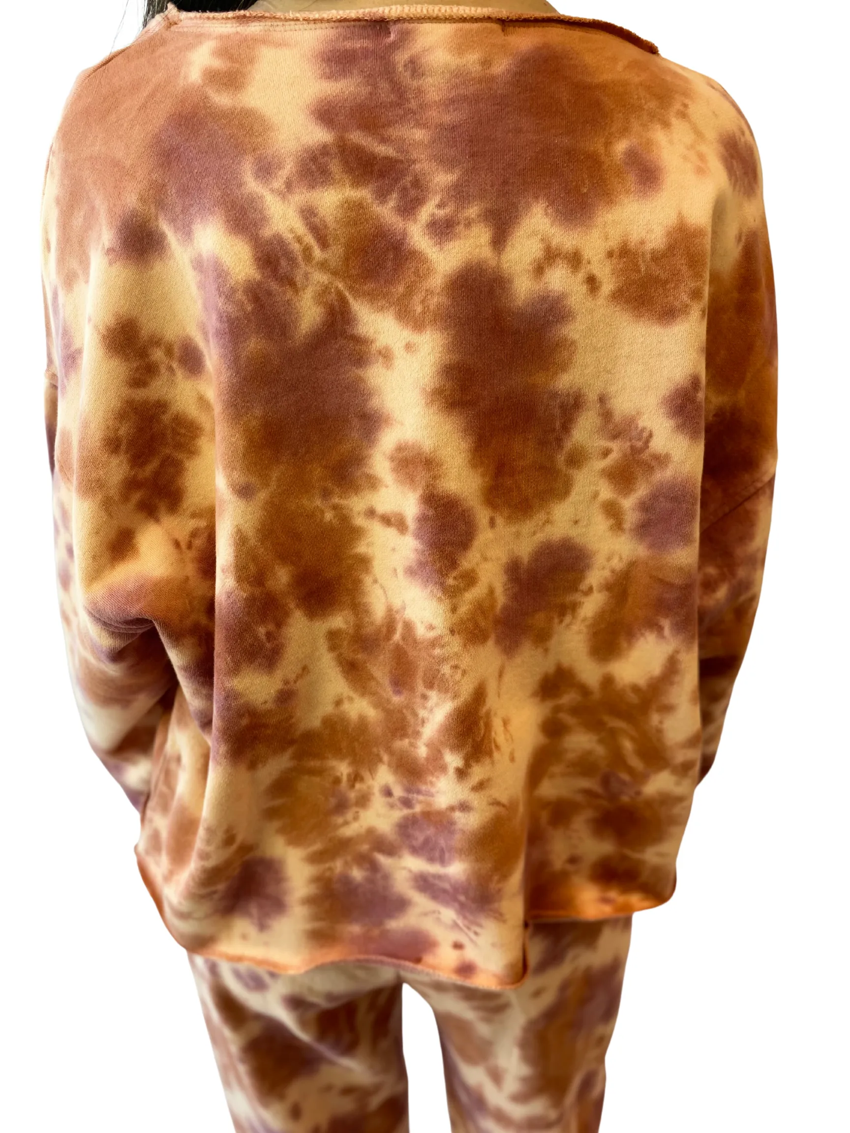 Sanctuary Women's Perfect Sweatshirt - FIELD TIE DYE