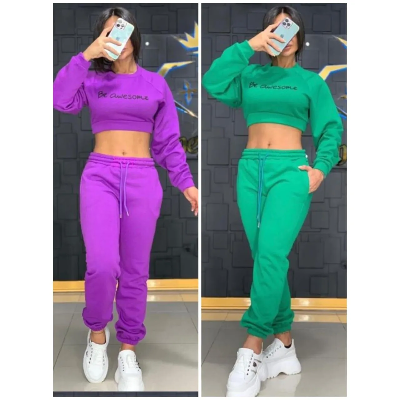 Sport Wear Tracksuit Set