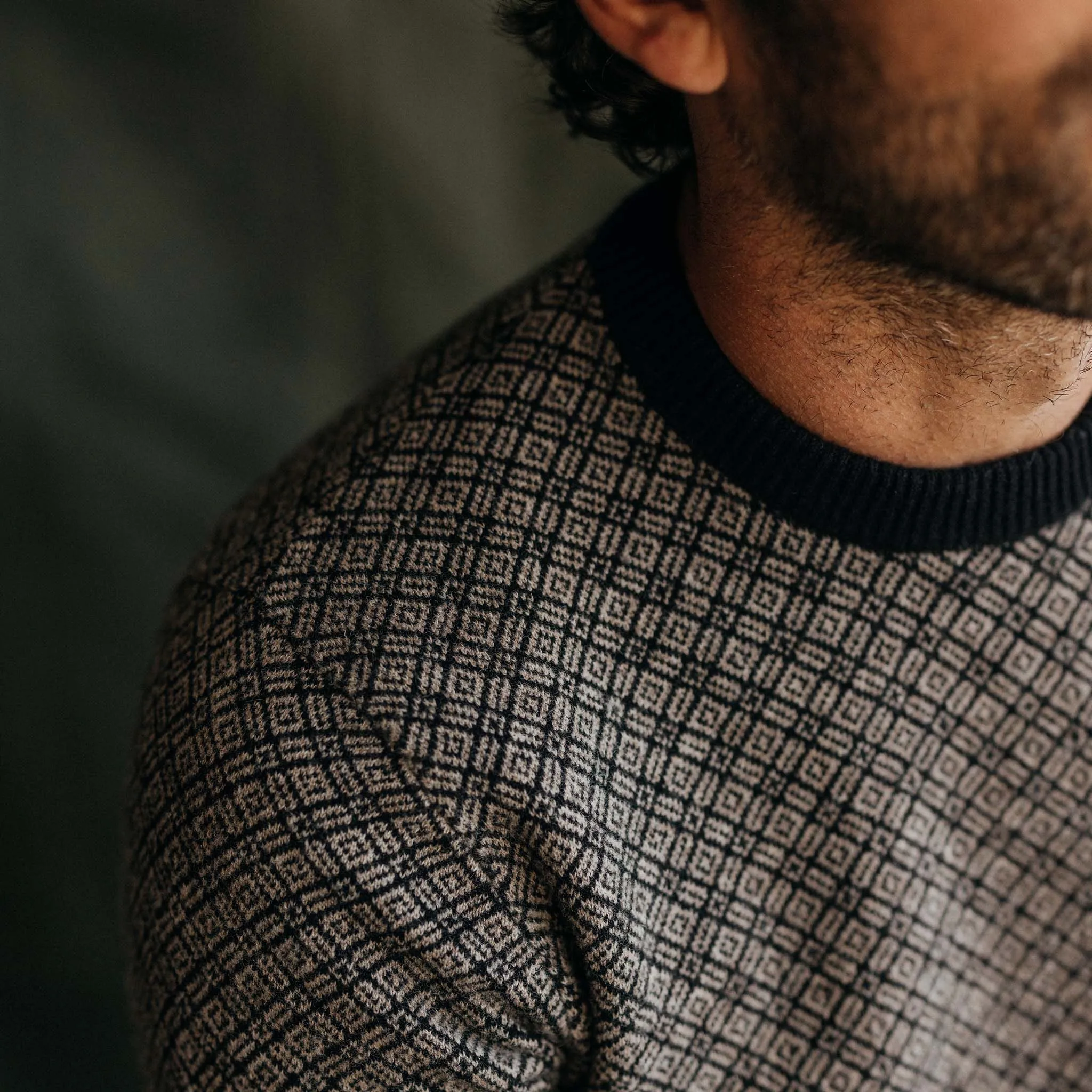 The Otto Sweater in Coal Merino