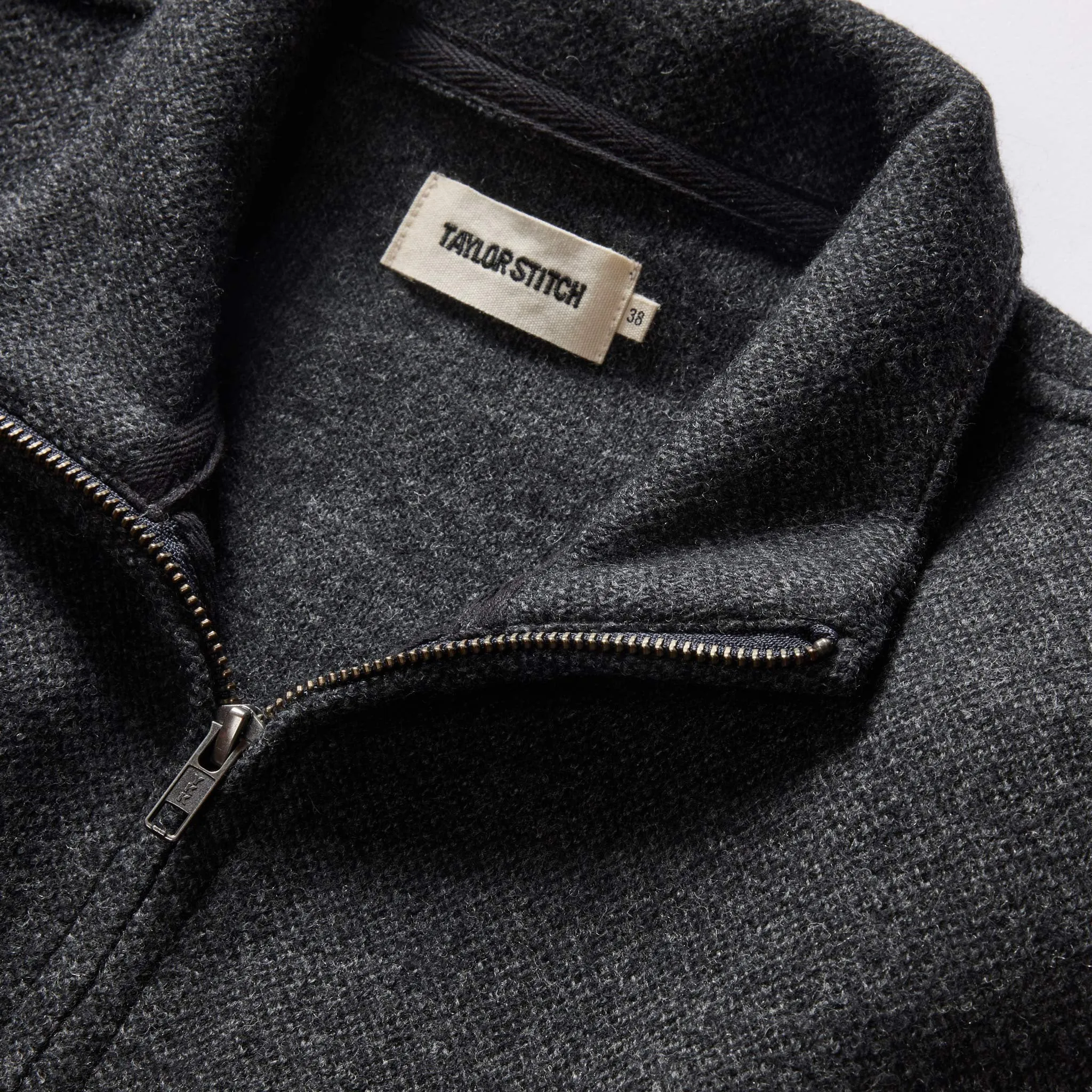 The Weekend Jacket in Charcoal Birdseye Wool