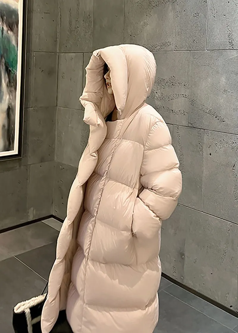 Trista Winter Oversize Hooded Long Down Puffy Coat